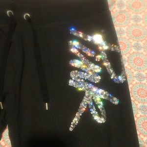 PINK Bling Capri Sweatpants